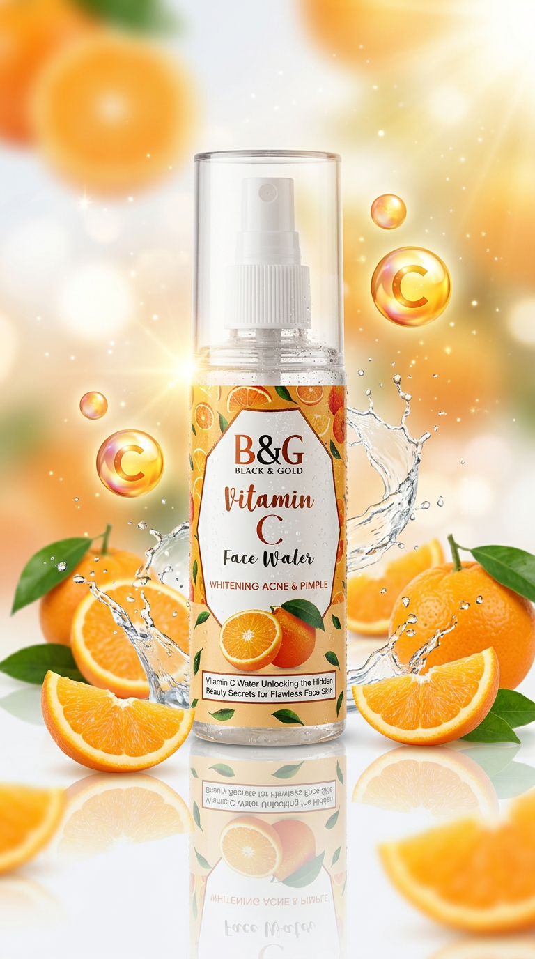 B&G Vitamin C Face Water toner bottle