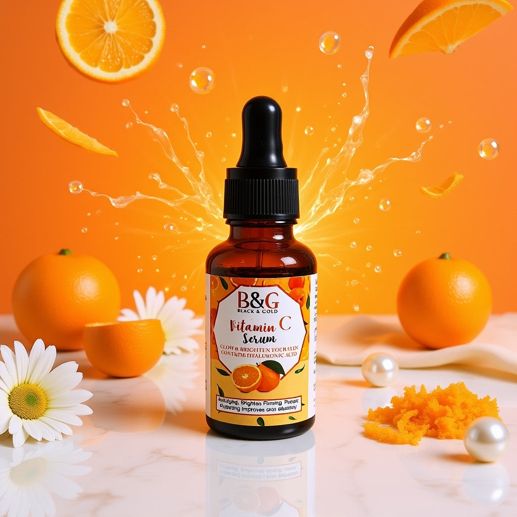 B&G Vitamin C Serum bottle with dropper